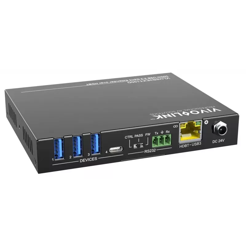 KVM-laajennin Vivolink VLUSB3EXT100D USB 3.0 100m