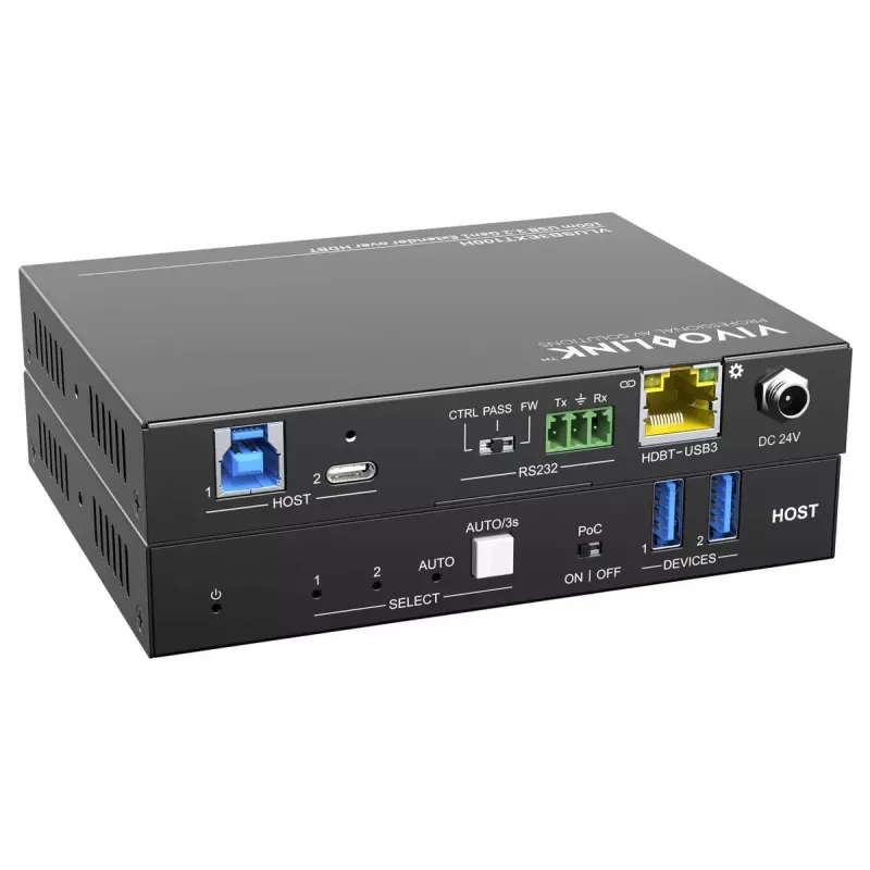KVM-laajennin Vivolink VLUSB3EXT100H USB 3.0 100m