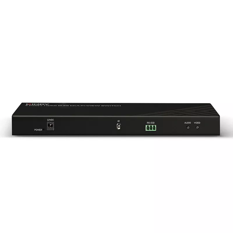 Lindy 9 porttia HDMI 10.2G multi-view-kytkin musta 30Hz