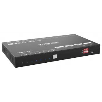 HDMI-kytkin VivoLink VLSW141H-8K 4x1 — 8K@60Hz tulovalitsin neljälle HDMI-lähteelle