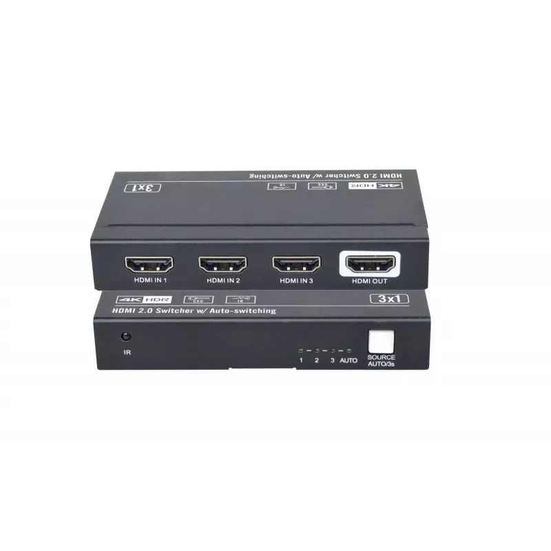 HDMI-kytkin VivoLink VLSW131-8K 3x1 8K@60Hz tulovalitsin
