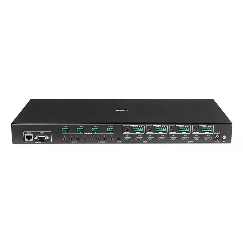 AV-matriisikytkin Lindy 4x4 HDMI 4K60 3840x2160 18 Gbit/s