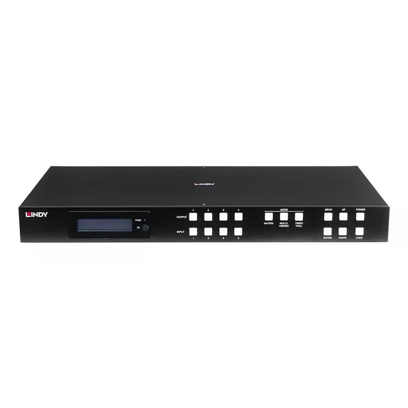 AV-matriisikytkin Lindy 4x4 HDMI 4K60 3840x2160 18 Gbit/s