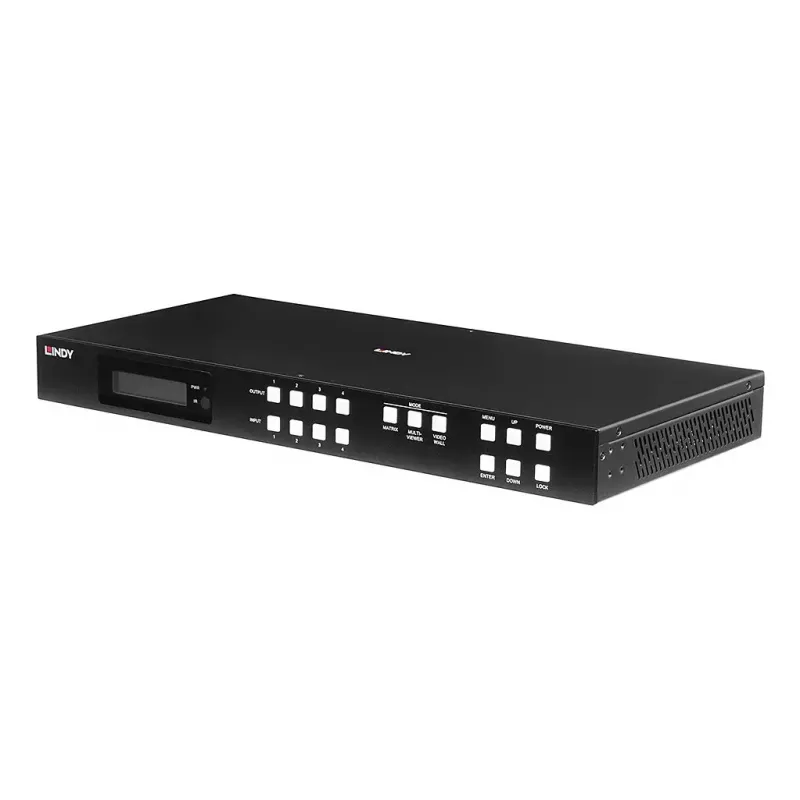 AV-matriisikytkin Lindy 4x4 HDMI 4K60 3840x2160 18 Gbit/s