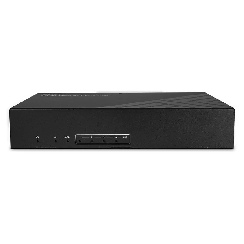Lindy 100m Cat.6 4-porttinen HDMI 4K60 HDBT -splitteri-jatko