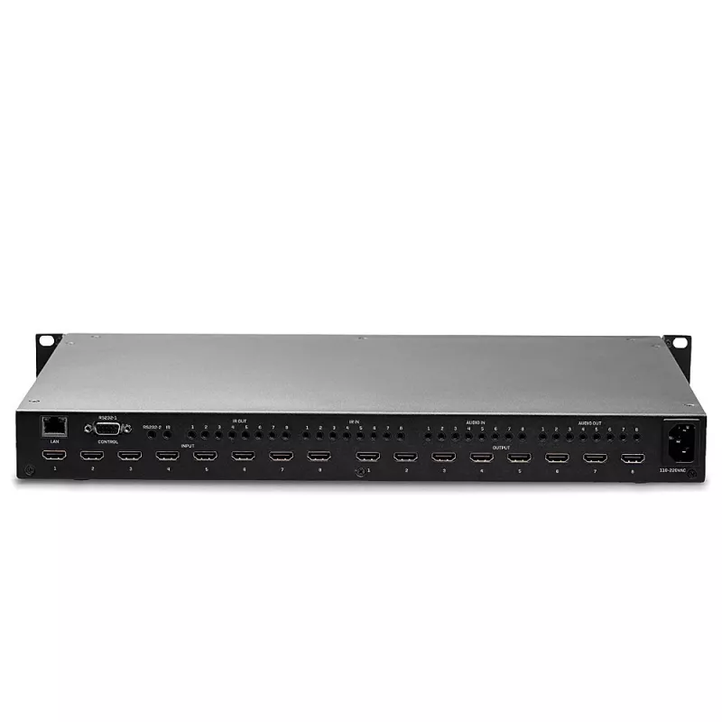 Lindy 8x8 HDMI 18G -matriisi videoseinäskalauksella