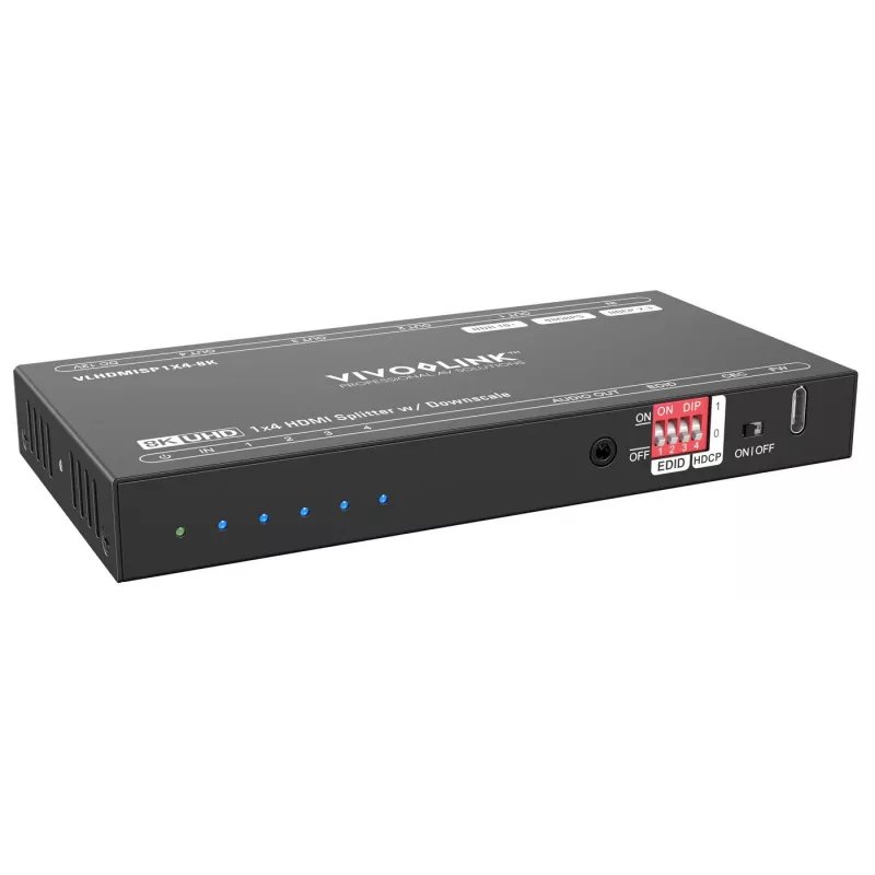 Vivolink VLHDMISP1X4-8K HDMI-splitteri 1x4 8K-tuki