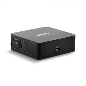 Lindy 3-porttinen optinen (TosLink) audiosplitteri, musta, 1x TosLink, 3x TosLink, pistoke, pistoke, CE, FCC, REACH