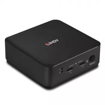 Lindy 2-porttinen Type-C, dual HDMI 4K60 KVM-kytkin