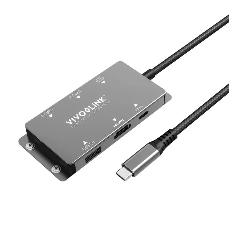 USB-näytönohjainadapteri Vivolink VLUSBCHUB 3840 x 2160 pikseliä USB Type-C