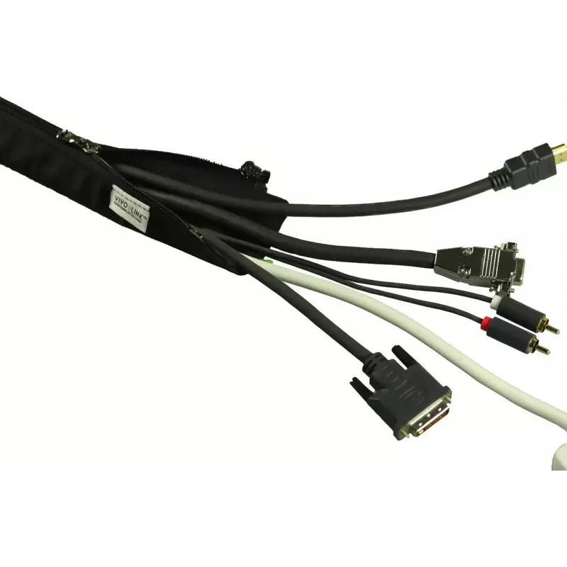 Vivolink PROZIPSLEEVE2.5 kaapelipunos musta