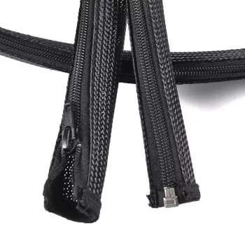 Kaapelinsuojus Vivolink PROZIPSLEEVE2028 musta polyesteri 2 cm 2800 mm