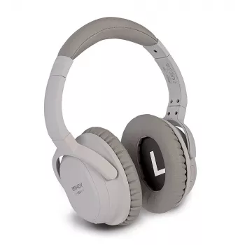 Lindy LH500XW kuuloke johdollinen & langaton päänauha puhelut/musiikki Micro-USB Bluetooth harmaa