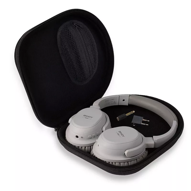 Lindy LH500XW kuuloke johdollinen & langaton päänauha puhelut/musiikki Micro-USB Bluetooth harmaa