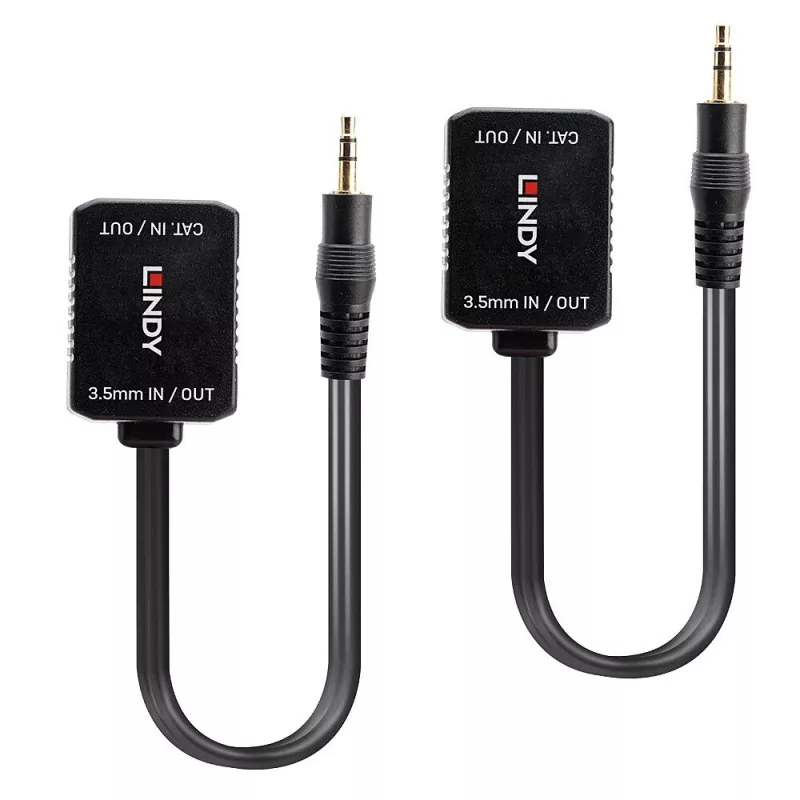 Lindy 70450 CAT5/6-stereoäänen jatkolaite, passiivinen, enintään 100 m