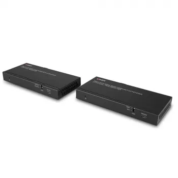Lindy 70m Cat.6 HDMI 4K60, audio, IR ja RS-232 HDBaseT-jatko ARC-tuella