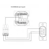 Vivolink VLCPARS232/15M sarjakaapeli musta RS-232 Phoenix