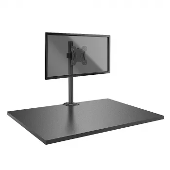 Lindy Single Display Short Bracket putkella ja pöytäkiinnikkeellä