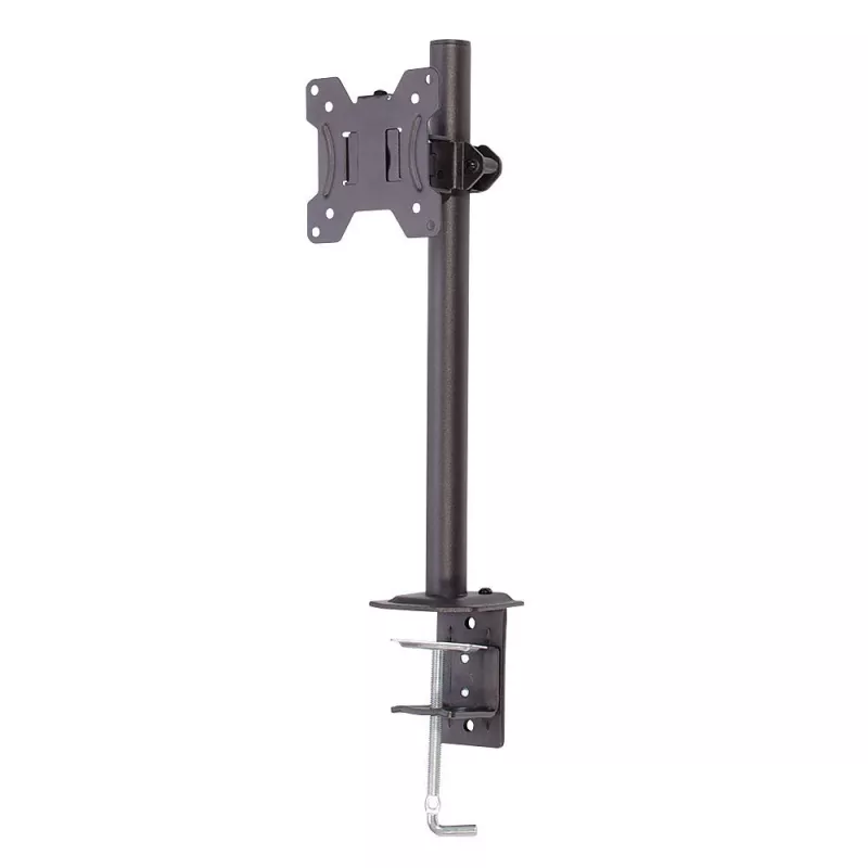 Lindy Single Display Short Bracket putkella ja pöytäkiinnikkeellä