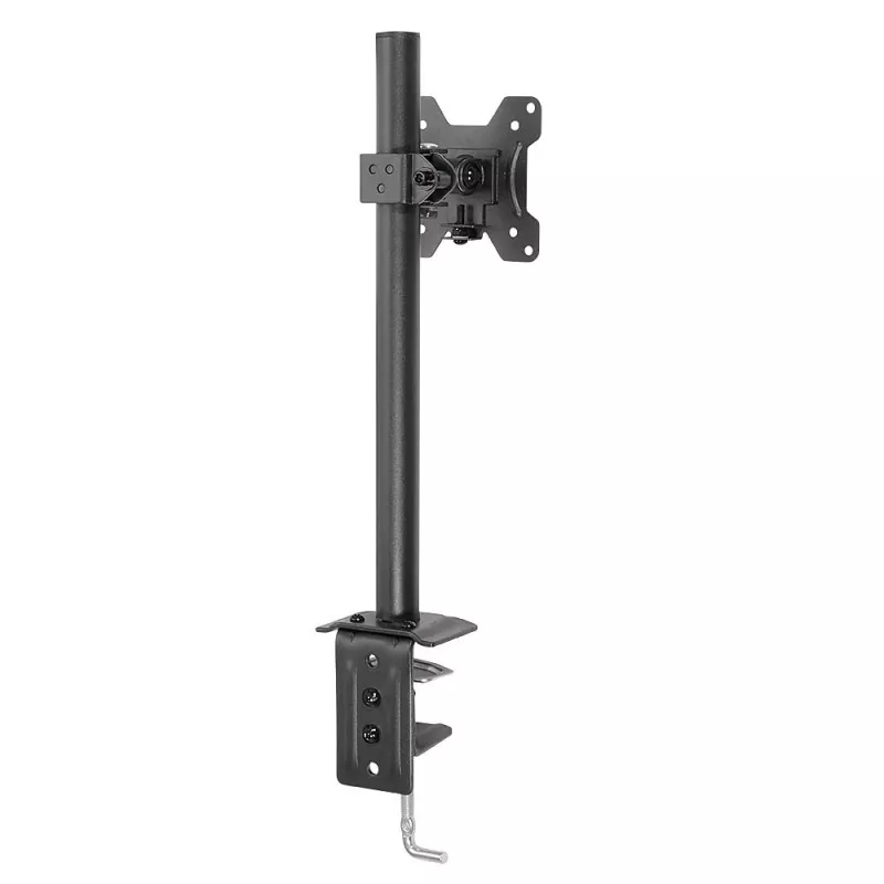 Lindy Single Display Short Bracket putkella ja pöytäkiinnikkeellä