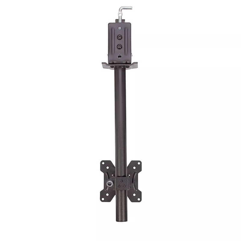Lindy Single Display Short Bracket putkella ja pöytäkiinnikkeellä