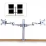 Lindy Dual-säädettävät LCD-varret enintään 10 kg, hopea
