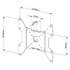 Vivolink VLMW1337 TV-seinäteline 94 cm (37