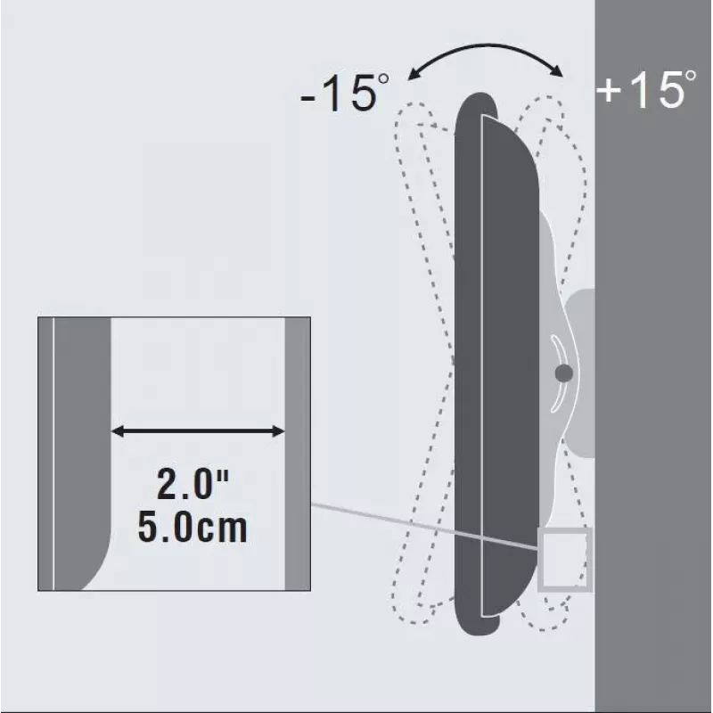 Vivolink VLMW2355T TV-seinäteline/jalusta 139,7 cm (55