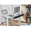 Kaapelinhallinta Vivolink VLUDCM914 teräs musta 914 mm