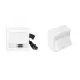 Vivolink WI221292 pistorasia HDMI + DisplayPort + 3,5 mm valkoinen