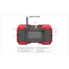 Ernitec 0070-24107-TESTER CCTV-testimonitori, 17,8 cm (7 tuumaa), kosketusnäyttö, 4K, rannehihna, harmaa/punainen