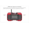Ernitec 0070-24107-TESTER CCTV-testimonitori, 17,8 cm (7 tuumaa), kosketusnäyttö, 4K, rannehihna, harmaa/punainen