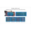Ernitec 0070-24107-TESTER CCTV-testimonitori, 17,8 cm (7 tuumaa), kosketusnäyttö, 4K, rannehihna, harmaa/punainen