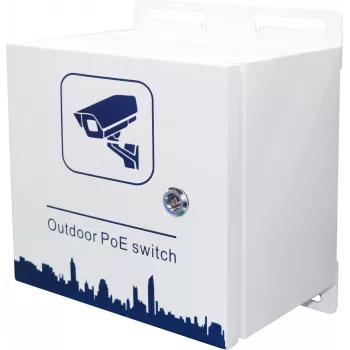Ernitec ELECTRA-M10-OUTDOOR-200 verkkokytkin hallittava L2 Gigabit Ethernet (10/100/1000) Power over Ethernet (PoE) harmaa