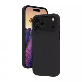 Puhelinkotelo dbramante1928 Roskilde MS -suojakotelo Apple iPhone 17 Pro Maxille, yksivärinen musta