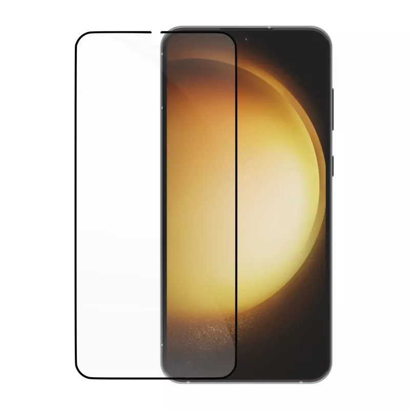 dbramante1928 Eco-Shield Galaxy S23+ musta edge pölyä ja naarmuja kestävä mattapintainen näytönsuoja