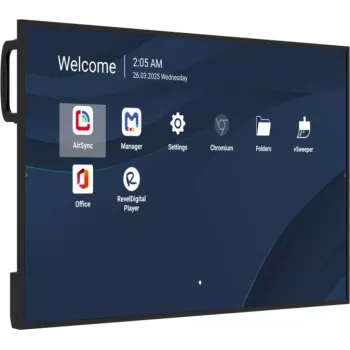 Ammattikäyttöön tarkoitettu kaupallinen näyttö VIEWSONIC 43 inch (109,2 cm) 4K UHD LCD, 500 cd/m², Android 14, 24/7, Wi‑Fi