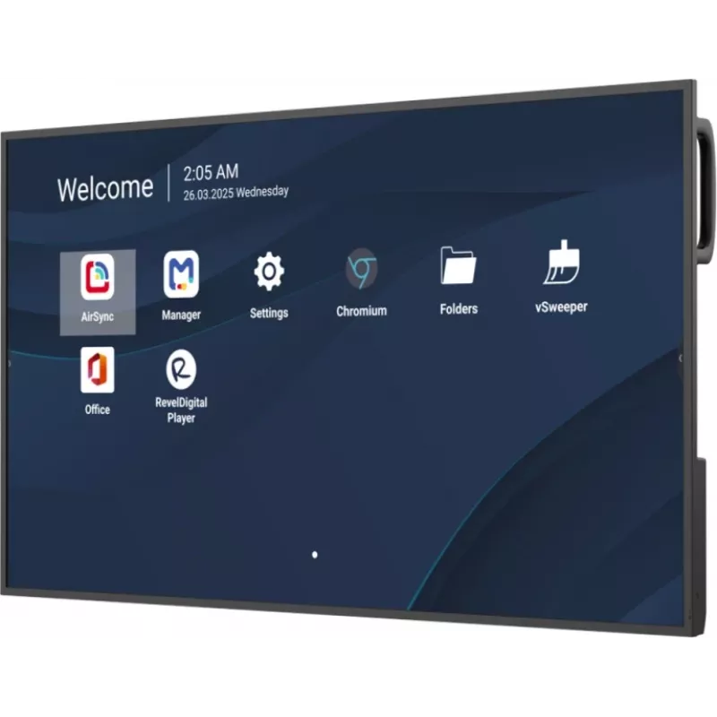 ViewSonic ViewBoard CDE4331-1C digital signage -näyttö 109,2 cm (43 tuumaa), 4K Ultra HD 3840 x 2160, LCD, 500 cd/m², Android 14, Wi-Fi, 24/7, USB-C 65W, musta
