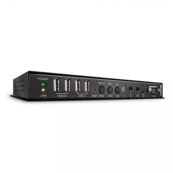 AV-vastaanotin Lindy 4K HDMI & USB over IP Extender Receiver