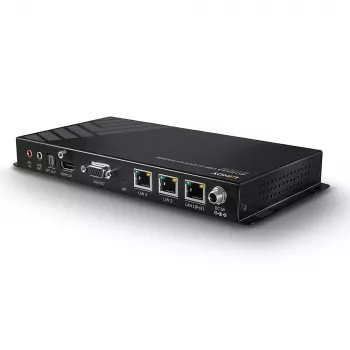 AV-vastaanotin Lindy 4K HDMI & USB over IP Extender Receiver