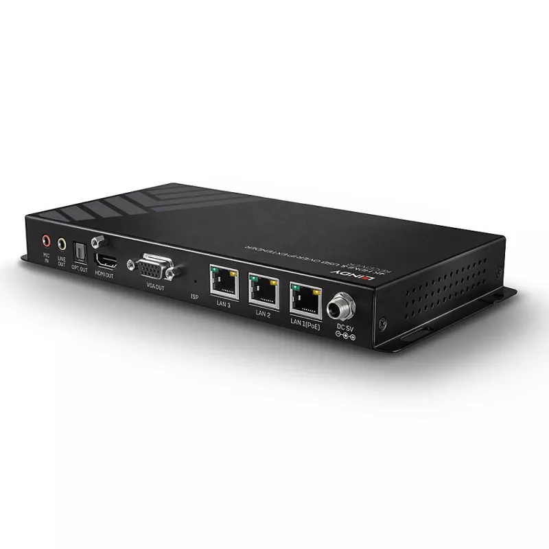 AV-vastaanotin Lindy 4K HDMI & USB over IP Extender Receiver