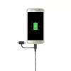 USB 2.0 -datakaapeli native union BELT-ULC-ZEB-NP, 2 m, USB-A–USB-C / Micro-USB B / Lightning, musta, valkoinen