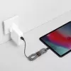 USB-C-kaapeli Native Union BELT-C-ZEB-2-NP, 1,2 m, USB-C–USB-C, musta/valkoinen