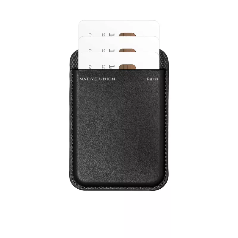 Lompakkokotelo Native Union (Re)Classic musta iPhone 15/15 Pro/15 Plus/15 Pro Max, iPhone 14/14 Pro/14 Plus/14 Pro Max ja iPhone 13 -sarjalle