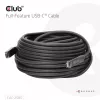 CLUB3D 15M Full-Feature USB-C®-kaapeli / 49,21ft 8K60Hz 10Gbps 60W