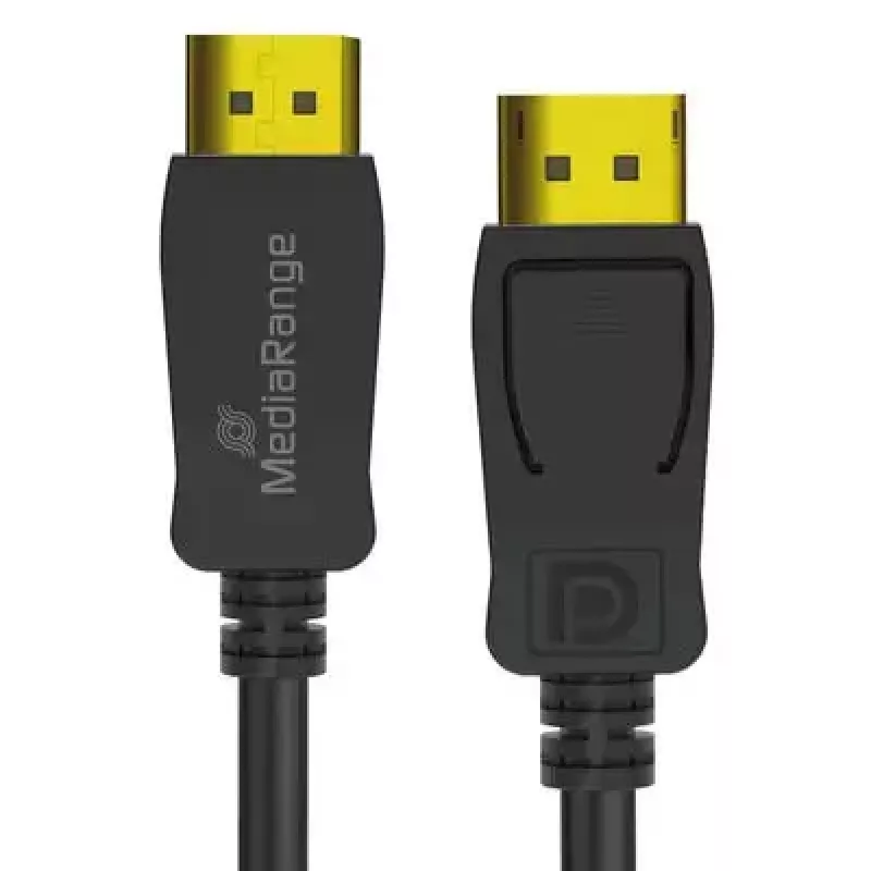 DisplayPort-kaapeli MediaRange MRCS248 2 m, DisplayPort - DisplayPort, musta
