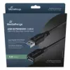 USB-A - USB-A -kaapeli MediaRange MRCS241 USB 3.2 Gen 1 (5 Gbit/s) 5 m musta