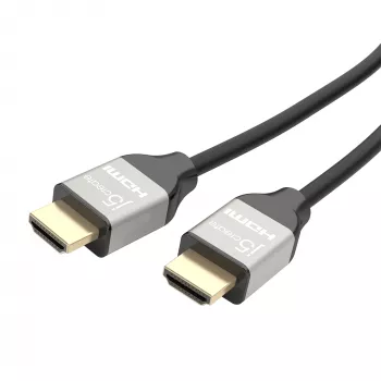 j5create JDC52 Ultra HD 4K HDMI™ -kaapeli, musta ja harmaa, 2 m