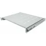 Intellinet 19 tuuman työntöhylly, 1HE, 600–800 mm syville kaapeille ja telineille, hyllysyvyys 350 mm, harmaa