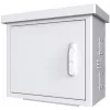 Lanview RCCTV002 Midi Radius tolppaan asennettava valvontakaappi 4 kameralle, 600 x 300 x 550 mm, valkoinen